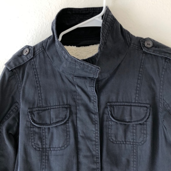 Blue sherpa-lined jacket - Picture 2 of 7